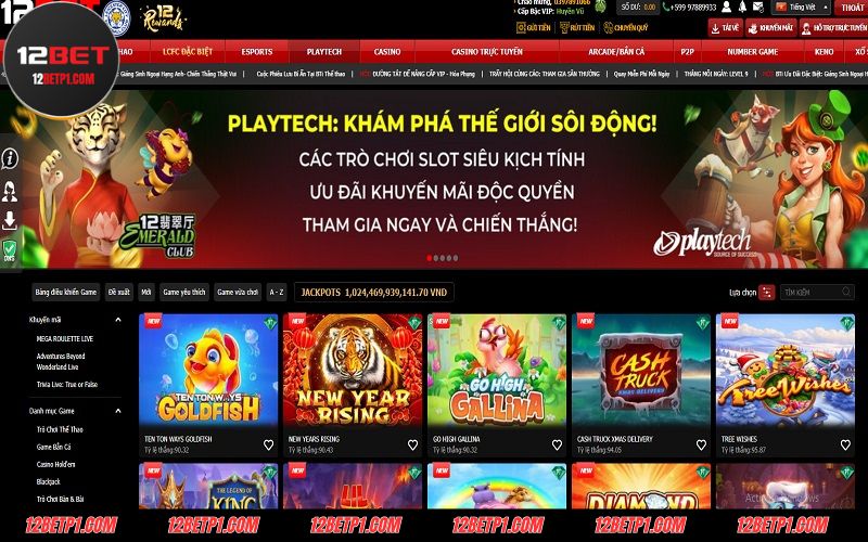 Cách tham gia game nổ hũ 12BET chi tiết cho tân thủ